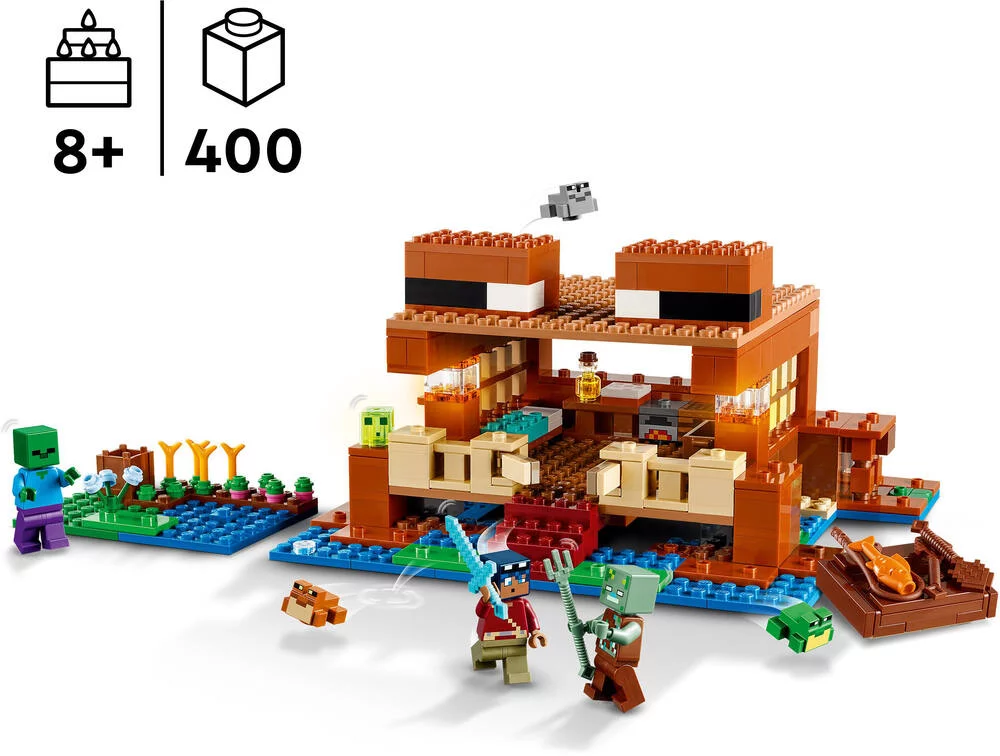 LEGO®MINECRAFT™ 21256 - LA MAISON DE LA GRENOUILLE