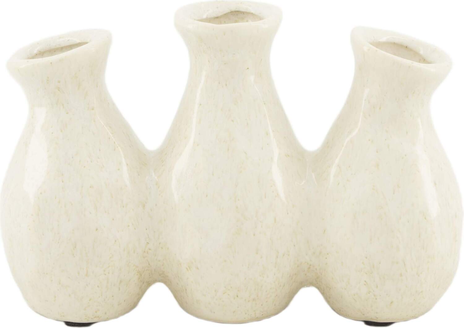 Dijk Natural Collections vaas wit 18 x 6 x 12 cm