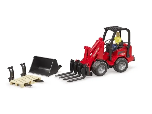 Bruder Schäffer Compact loader 2630 with figure and accessories toy