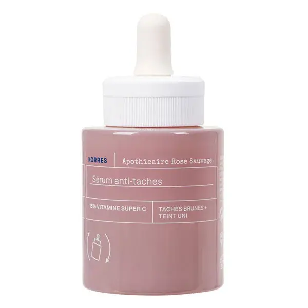 Sérum Anti-Manchas Korres Rosa Selvagem 15% Super Vitamina C 30ml - Radiância