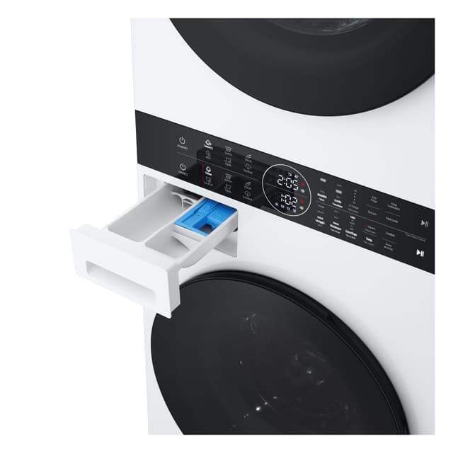 LG WashTower vaskemaskine/tørretumbler WT1210WWF (Hvid)