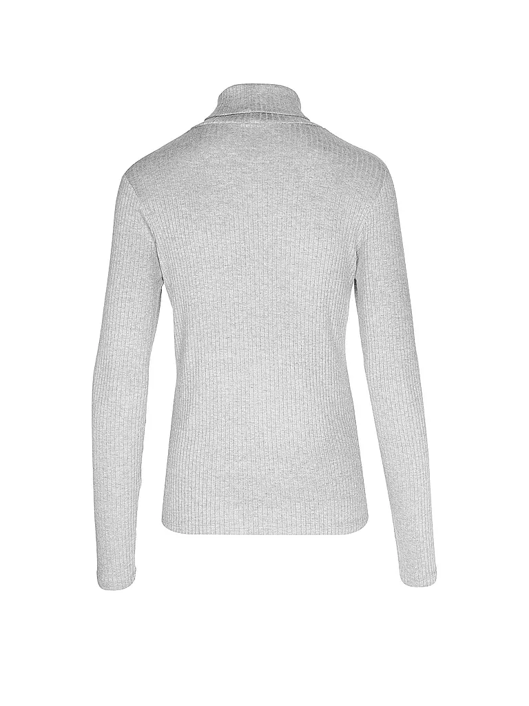 COMMA Rollkragenshirt FASTTRACK grau