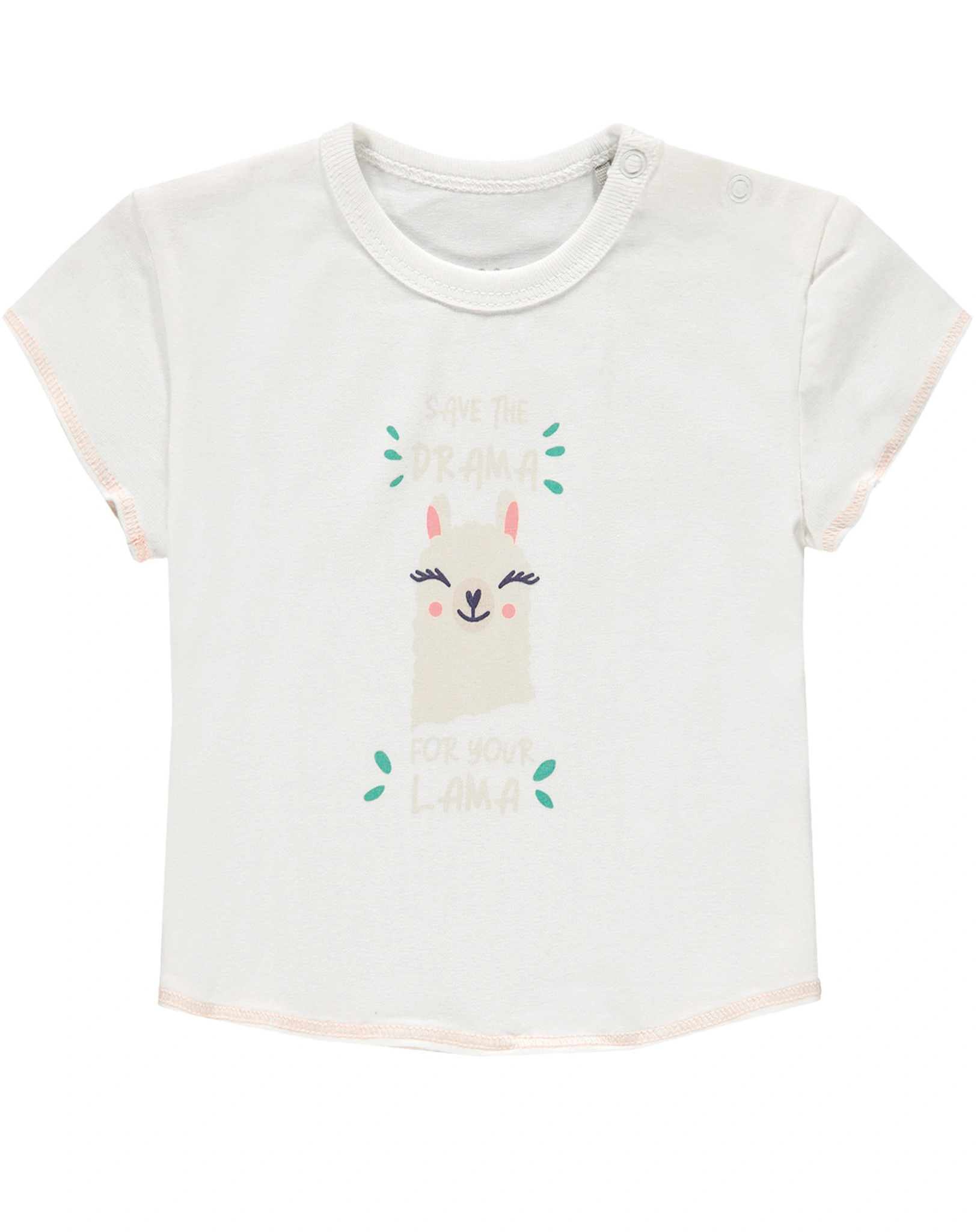 T-Shirt LAMA in snow white
