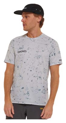 Maillot Manches Courtes Dharco Gris/Vert
