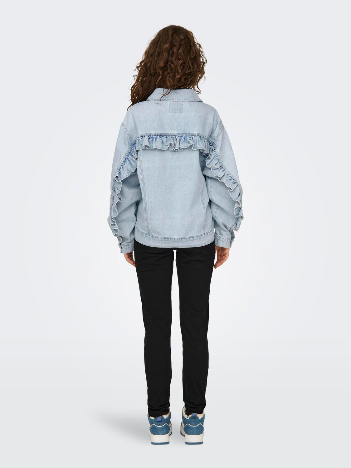 ONLPENNY Jeansjacke Light Blue Denim
