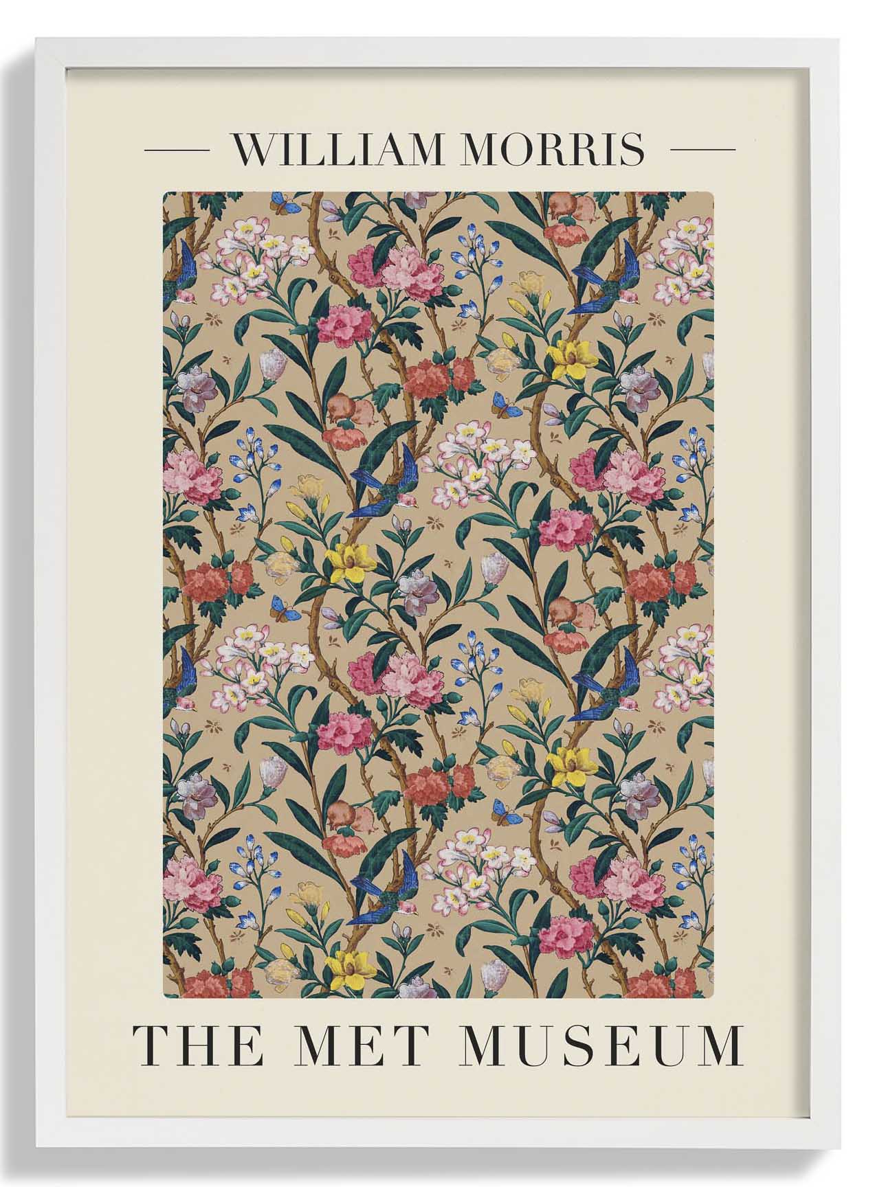 William Morris Birds and Bees Kunstausstellung