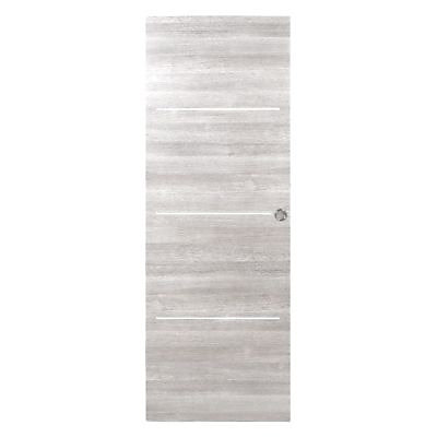Porte coulissante Triaconta blanchi H.204 x l.73 cm