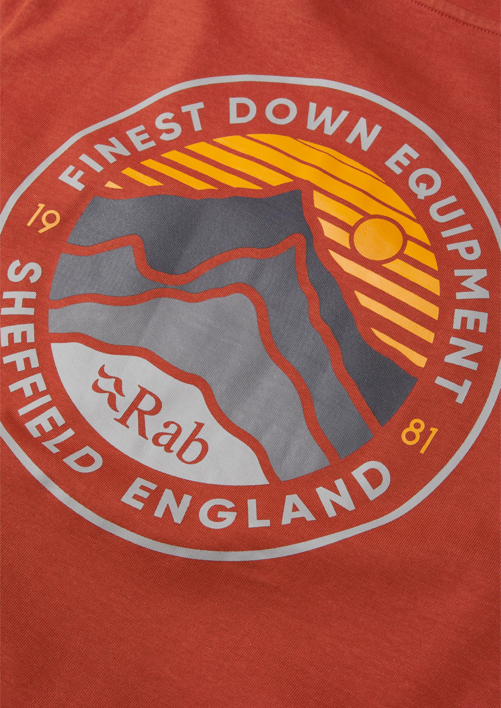 Rab Basecamp 3 Peaks Tee Red Clay