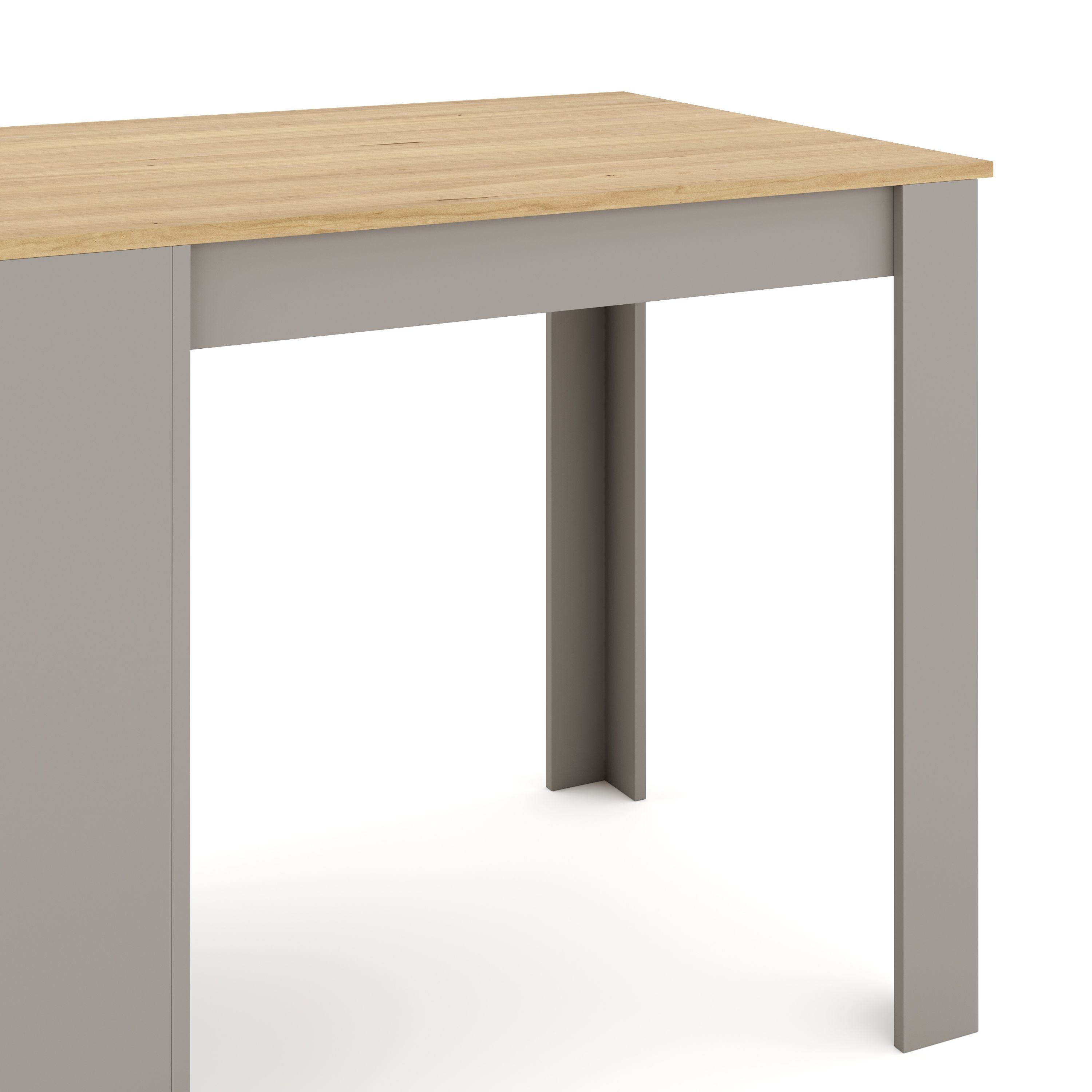 Bartisch MORRISON 100 x 67 x 77 cm natur/anthrazit