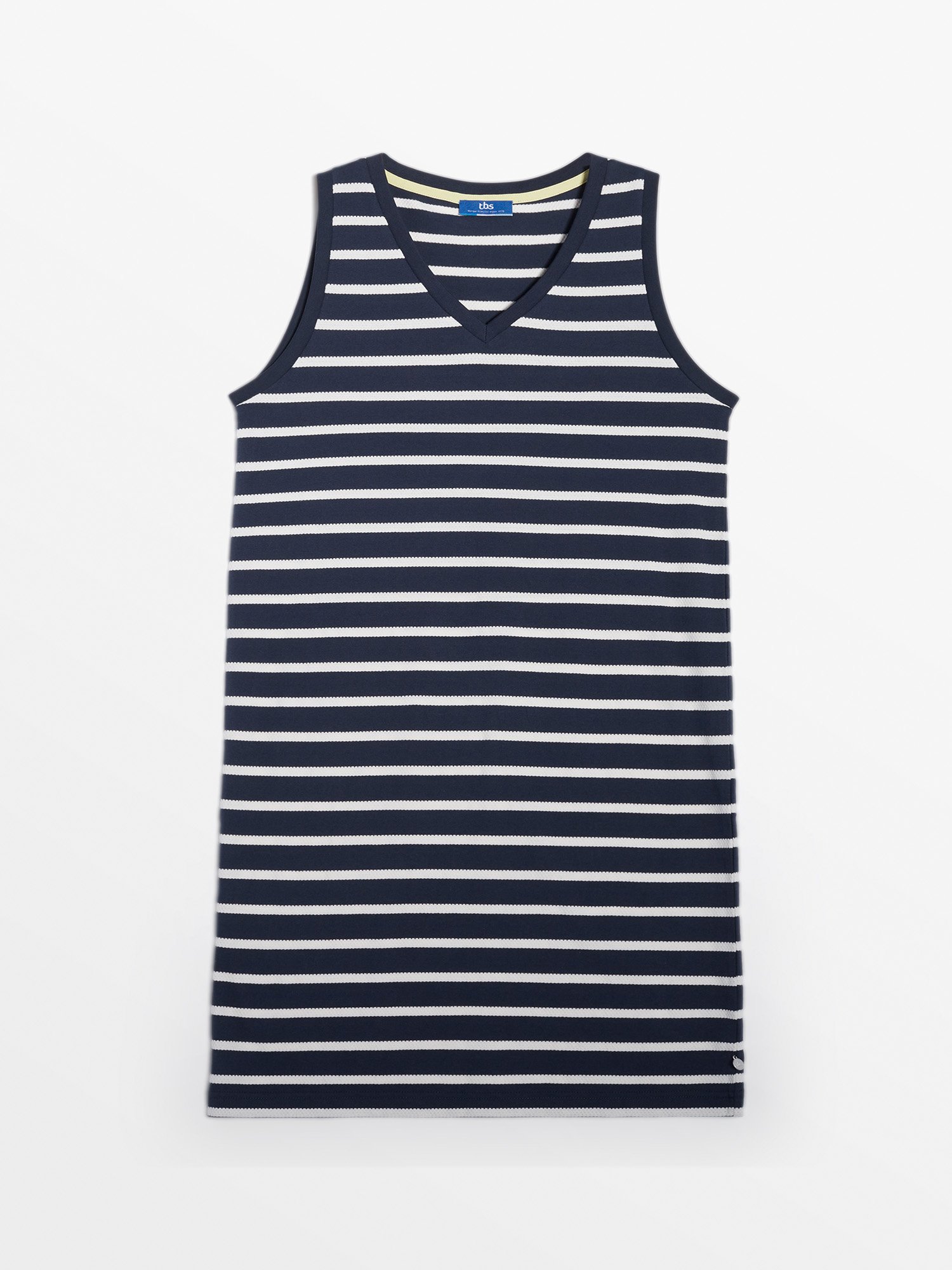 Robe Femme A Rayures Marine