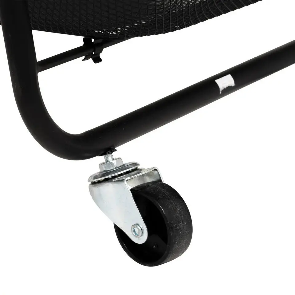 5Five Keuken/badkamer opberg trolley - 3 laags - zwart