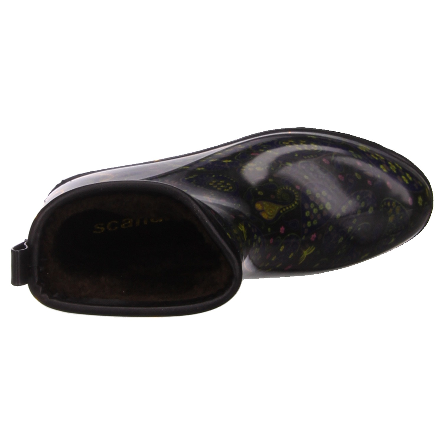 Becker Gummistiefel schwarz grün