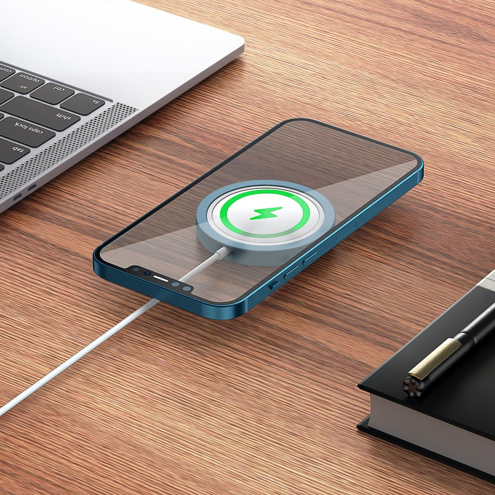 MagSafe Silikon Saugnapf Halterung Schutz Hülle (ohne MagSafe Charger) - Schwarz