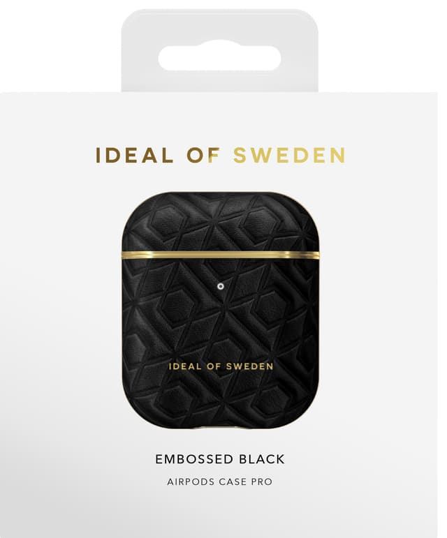 iDeal of Sweden AirPods Gen 1/ 2 case (Embossed Black)