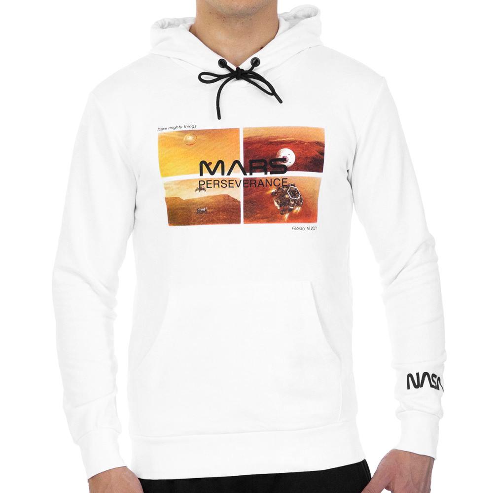 Nasa Sweat Capuche Blanc Homme Nasa 08H