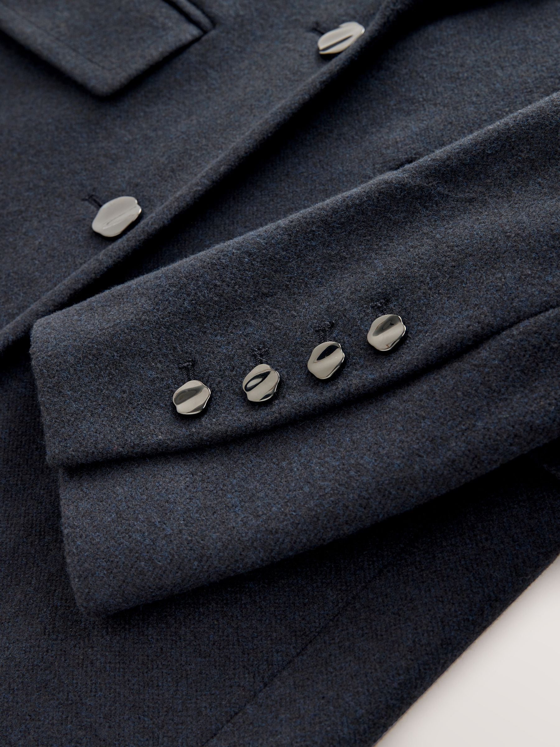 Marineblauw - Revere jas