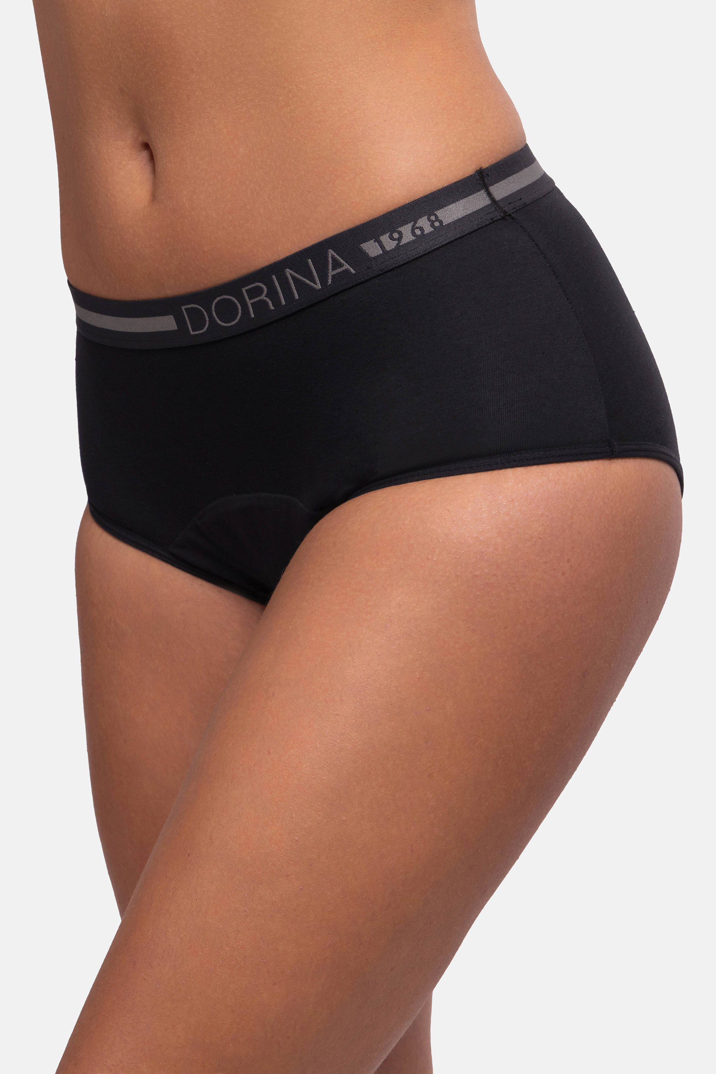 Dorina menstruatieslip Moon Heavy (set van 2) zwart