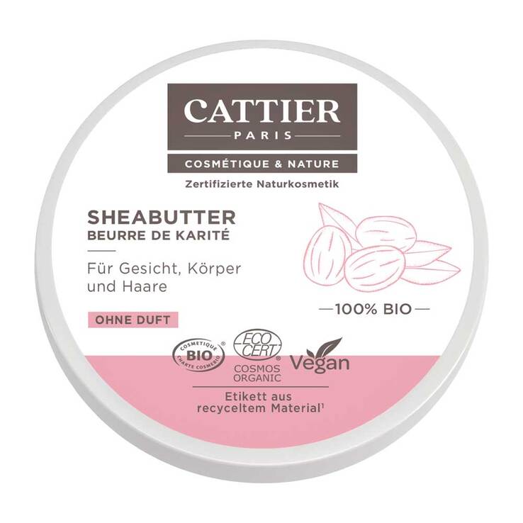 Cattier Sheabutter 100% biologisch, 100 g