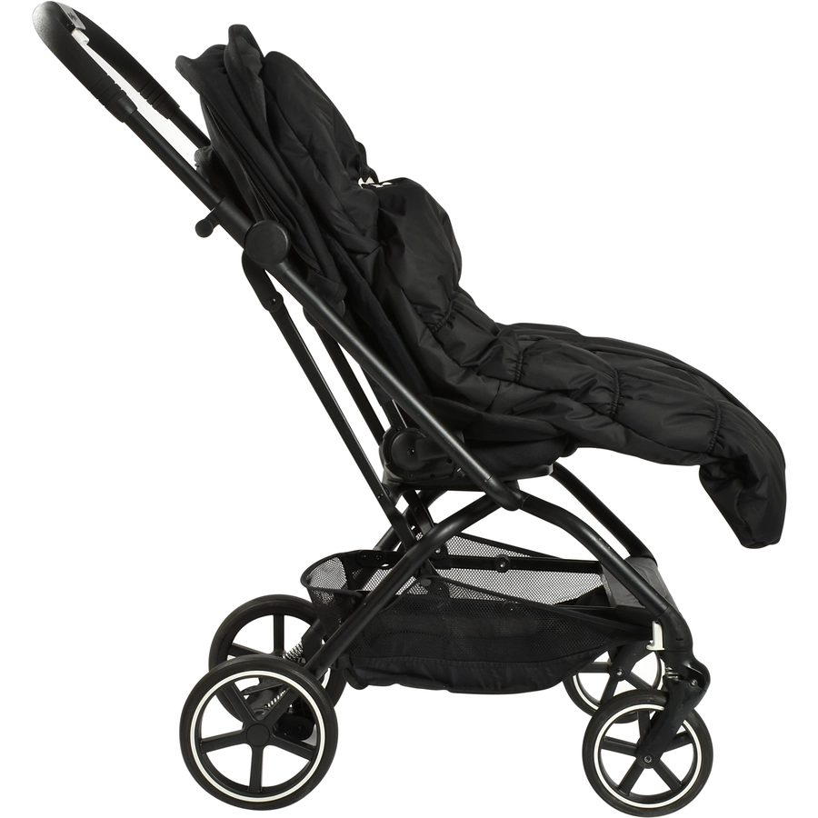 BEABA® Fußsack schwarz Fleecefutter weiß 6M bis 24M