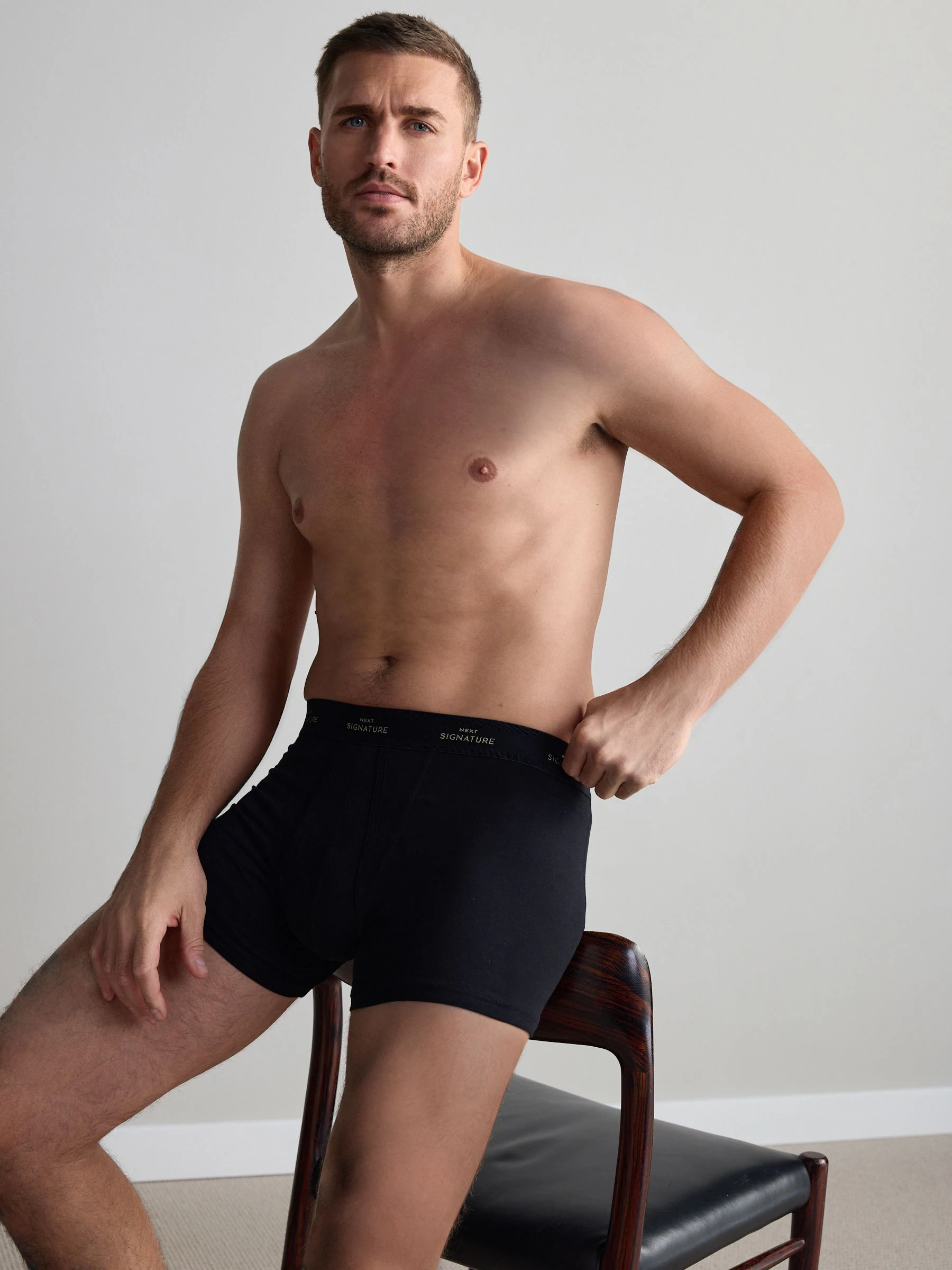Zwart metallic - Verpakking van 4 - Signature boxershorts