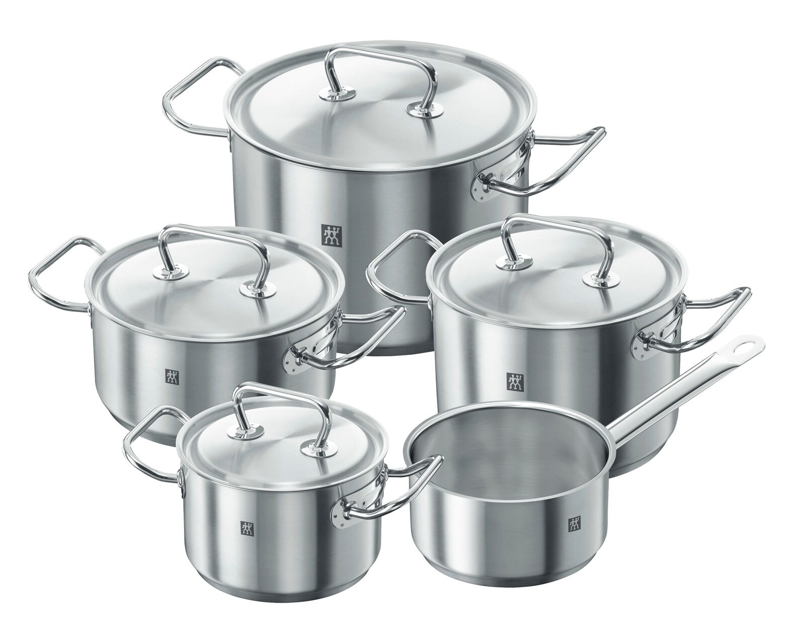 ZWILLING Kochtopfset TWIN CLASSIC 5-teilig Edelstahl 18/10
