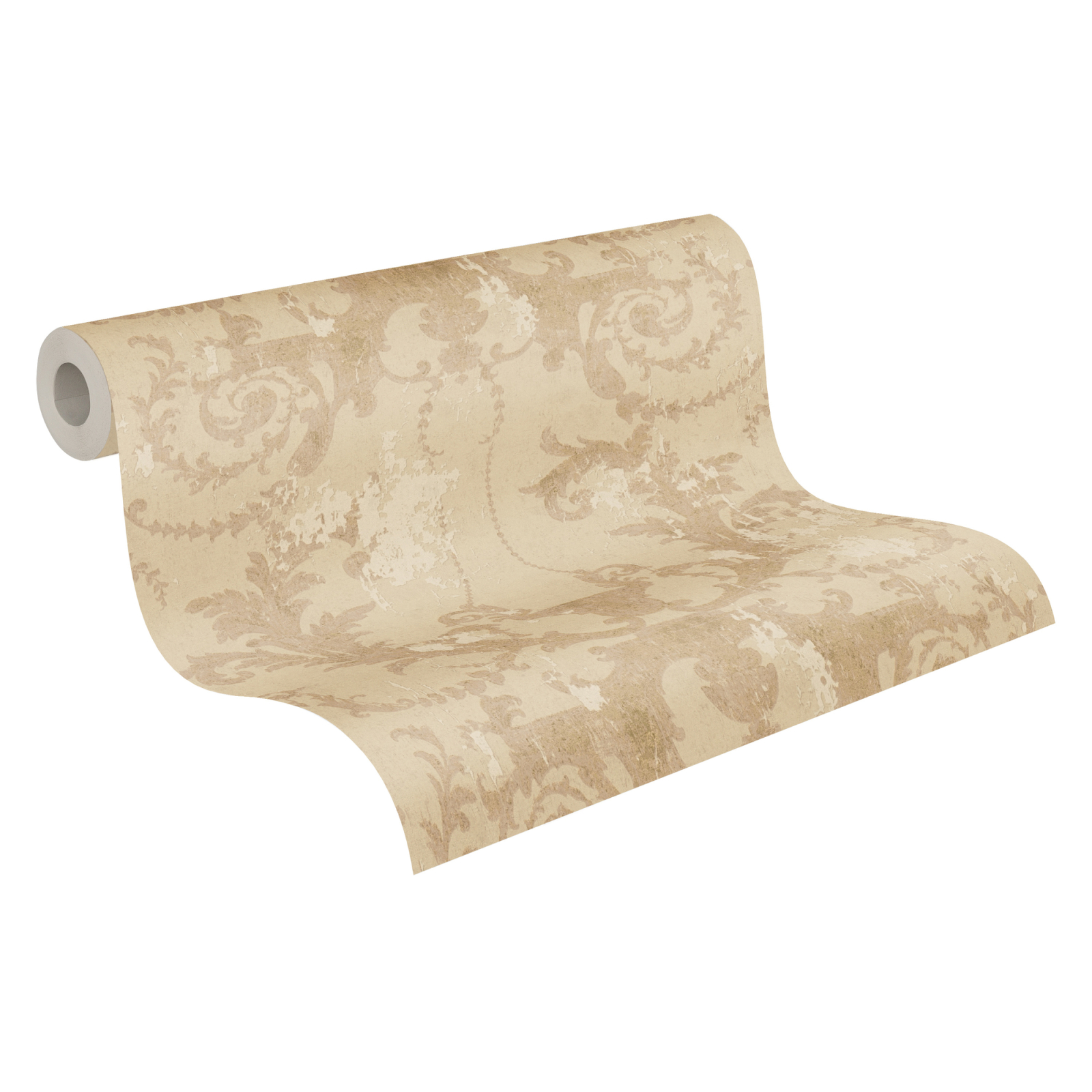 Vliestapete HISTORY OF ART - beige-gold - 10 Meter