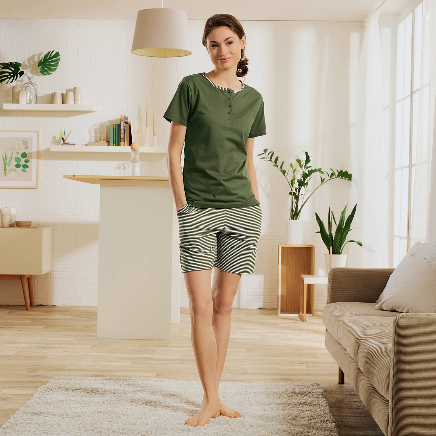 Erwin Müller Single-Jersey Damen-Shorty