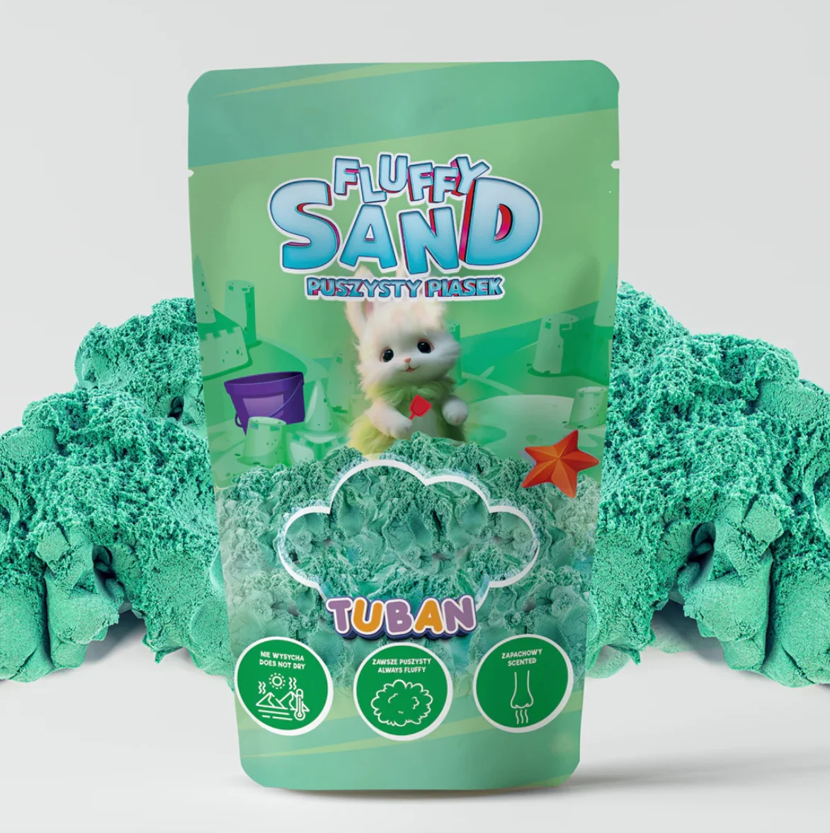 Tuban Tuban fluffy sand 90gram Groen