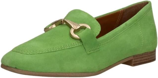 Tamaris Elegante Groene Loafer Instapper Green Dames