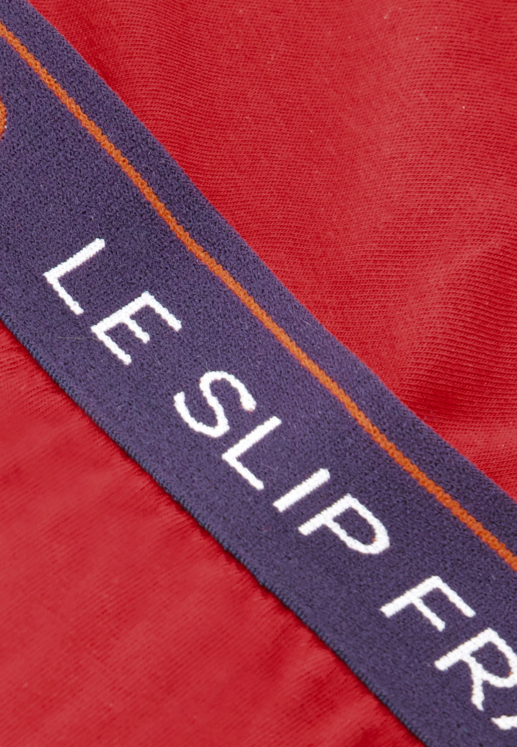 Trio de Slips en Coton-Pack Trio Slip Intrépide Bleu Jean Blanc Rouge Cerise