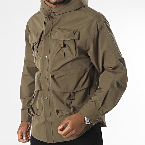 Veste Capuche Vert Kaki