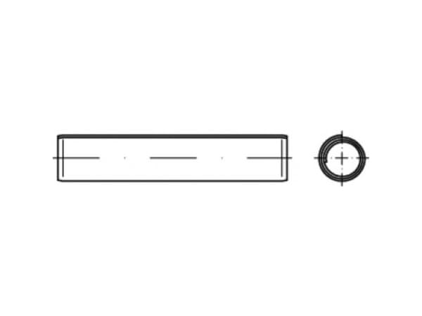 TOOLCRAFT TO-5439246 Spiral-rørstifter Fjederstål 1000 stk
