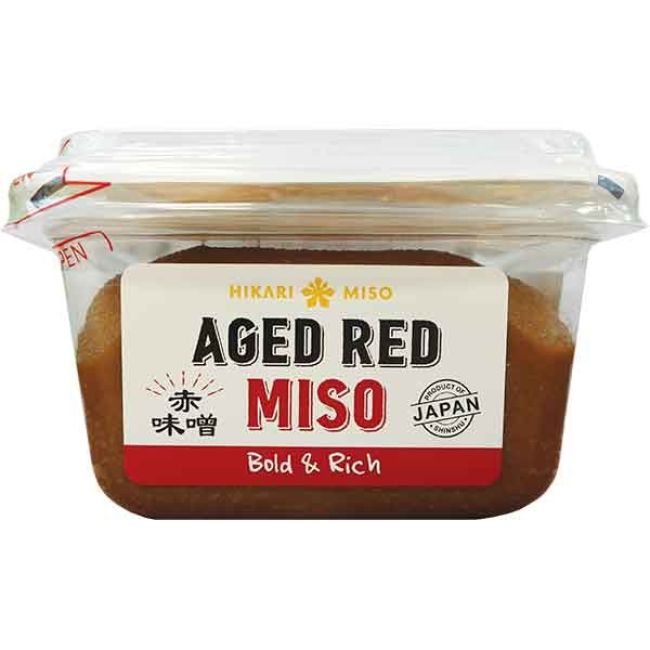 Hikari Gerijpte Rode Miso Pasta 300g
