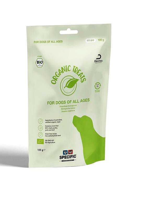Specific Organic Treats CT-BIO Hond 100 gram | 12143