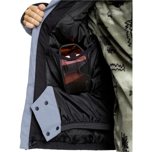 Veste snowboard QUIKSILVER MISSION BLOCK FLINT STONE