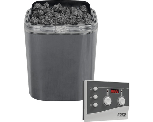 Roro ABN2 9 kW saunakachelset met externe regeling