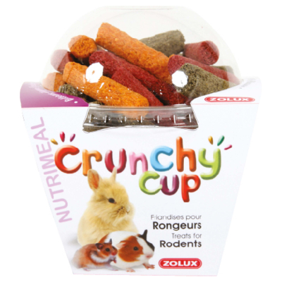 Zolux Nagersnack Crunchy Cup Luzerne & Karotte & rote Beete 180g