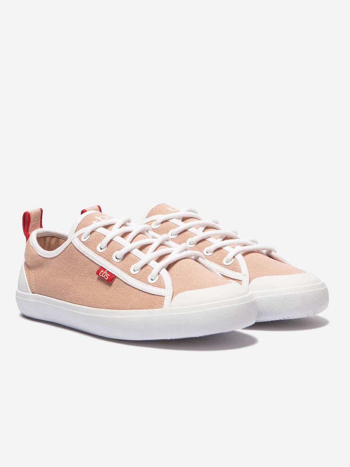 Tennis Femme Toile de Coton Recyclé Blush