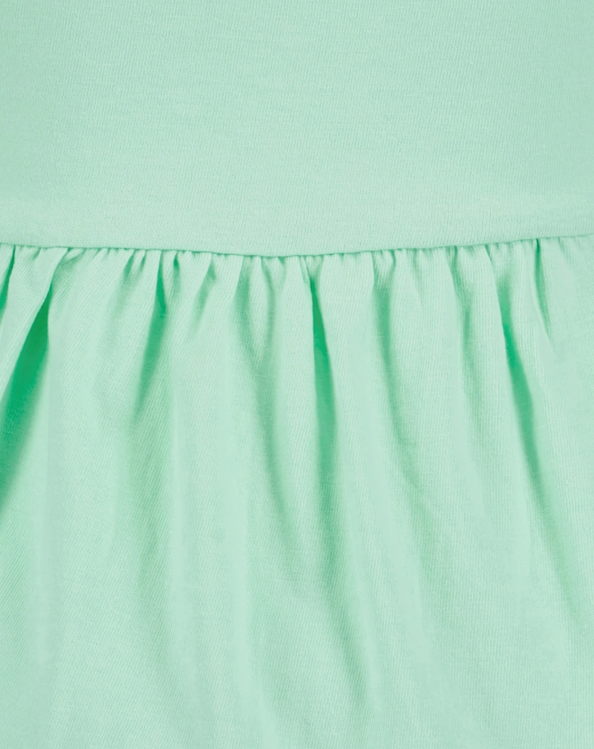 Kurzarm-Kleid SMALL RAINBOW in grün