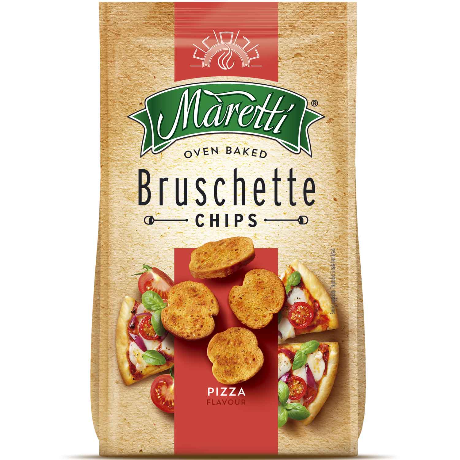 Maretti Bruschette Chips Pizza 150g MHD:24.8.25