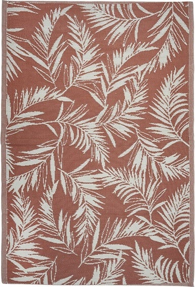 Intratuin buitenkleed Palm terracotta 160 x 230 cm