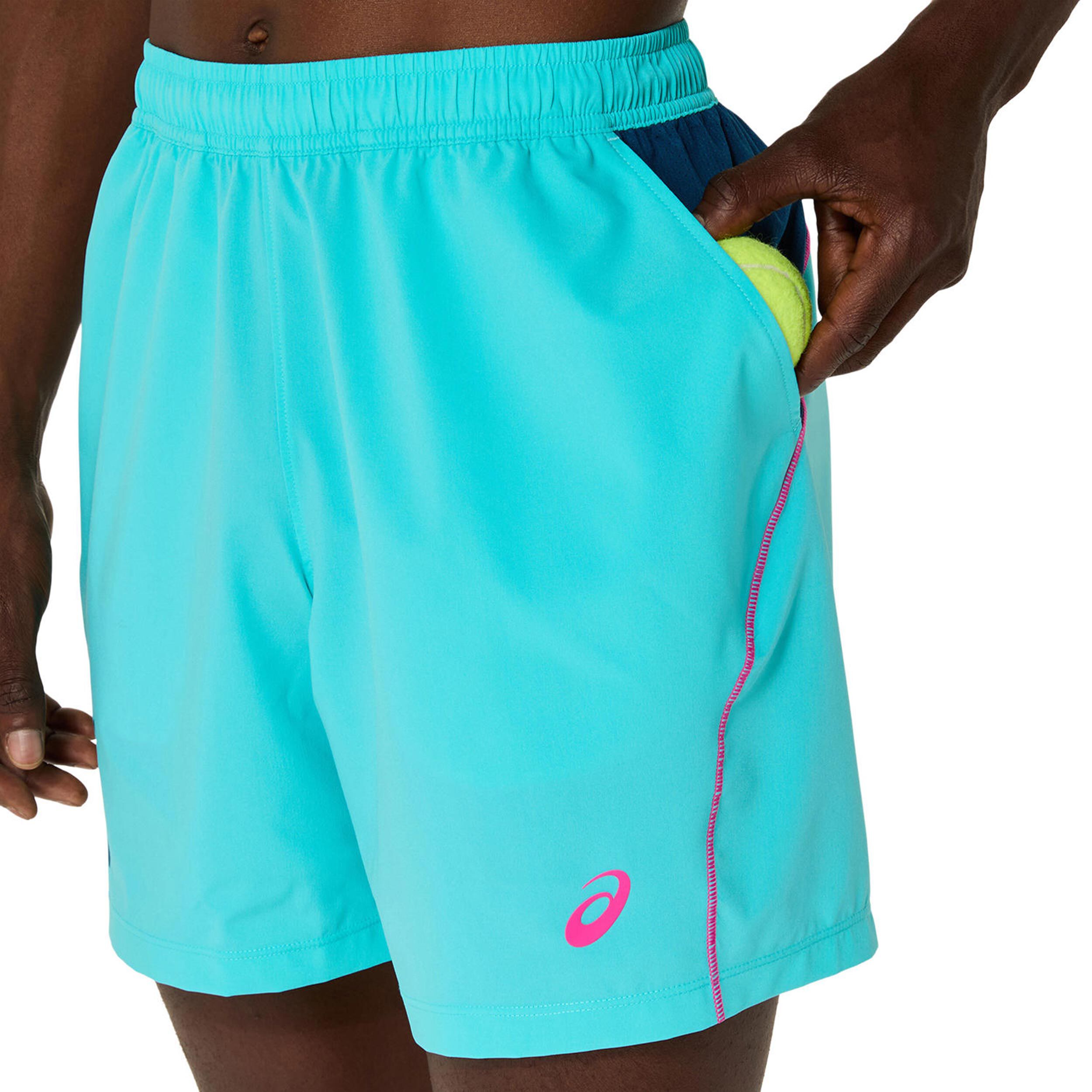 ASICS Court 7in Shorts Hommes - Turquoise