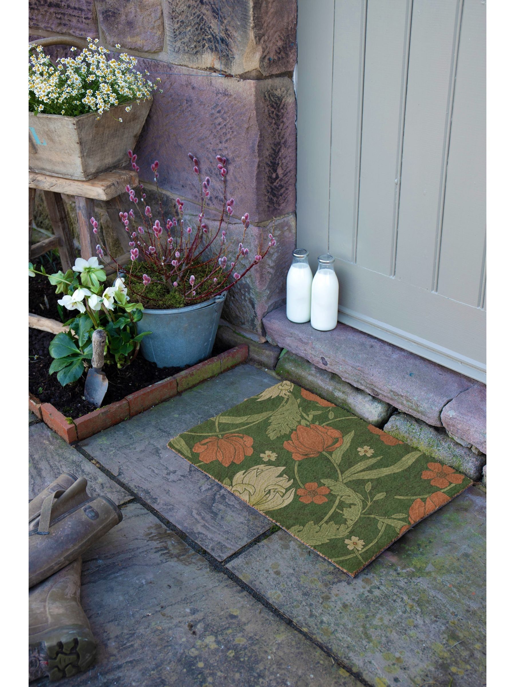 Artsy Mats William Morris Rose Deurmat