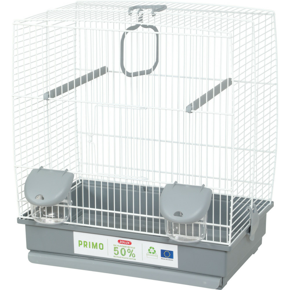 Cage carla 40, grise, 40 x 31x 44 cm, pour oiseaux