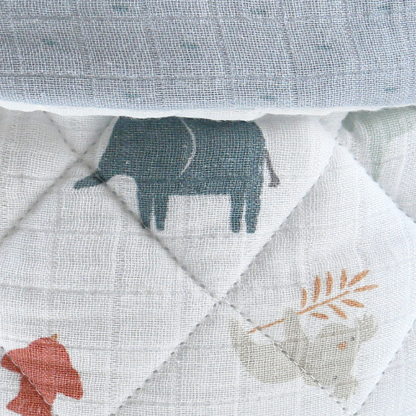 Panier de rangement en mousseline - Jungle
