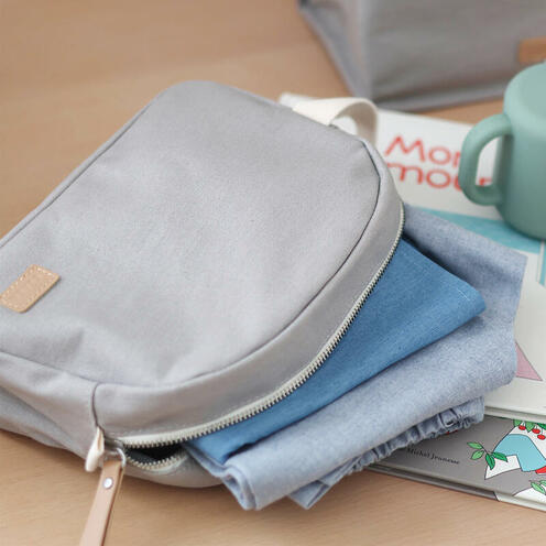 Trousse de toilette Canvas Gris perle - BEABA