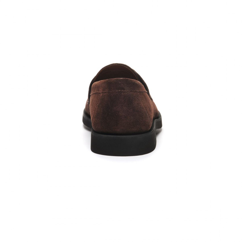 RYAN SUEDE POLARIS DARK BROWN MOCASSIN-Mocassin pour homme en suede