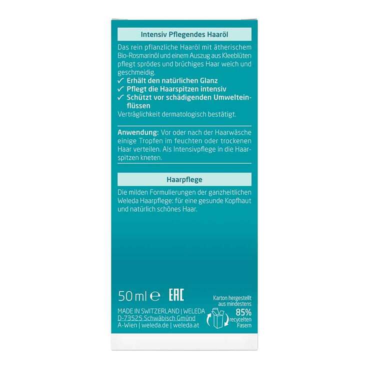 Weleda Intensiv Pflegendes Haaröl, 50 ml