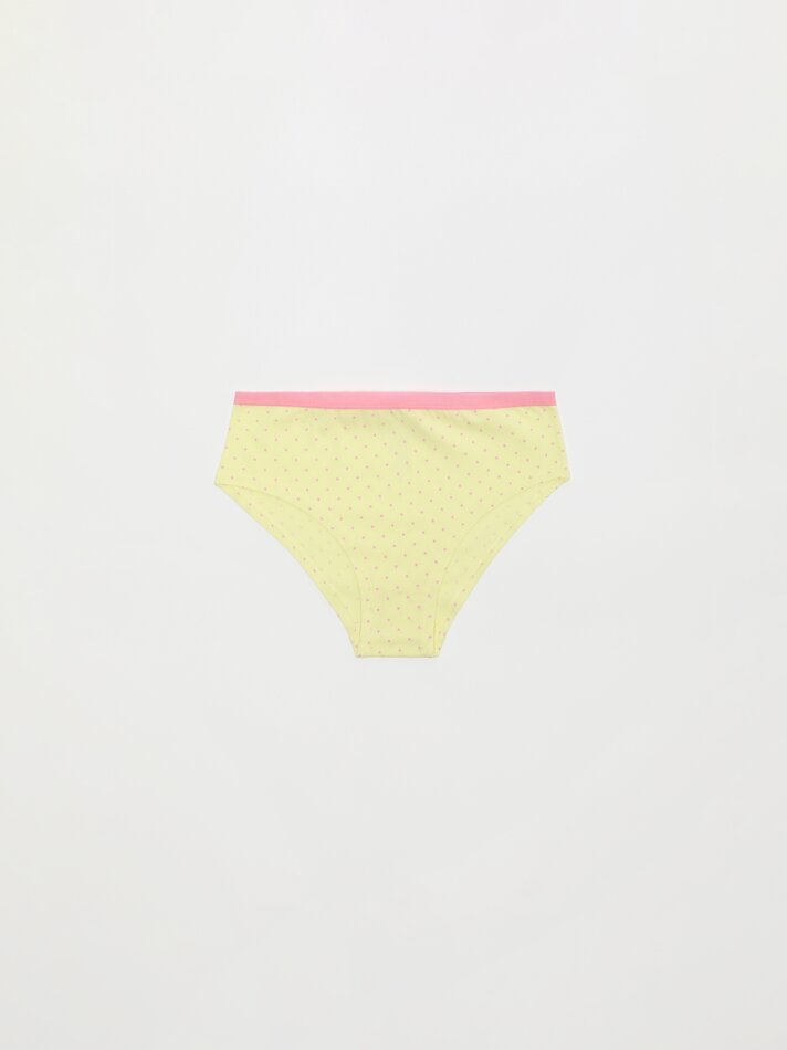 Pacote com 7 calcinhas hipster estampadas - Cores variadas