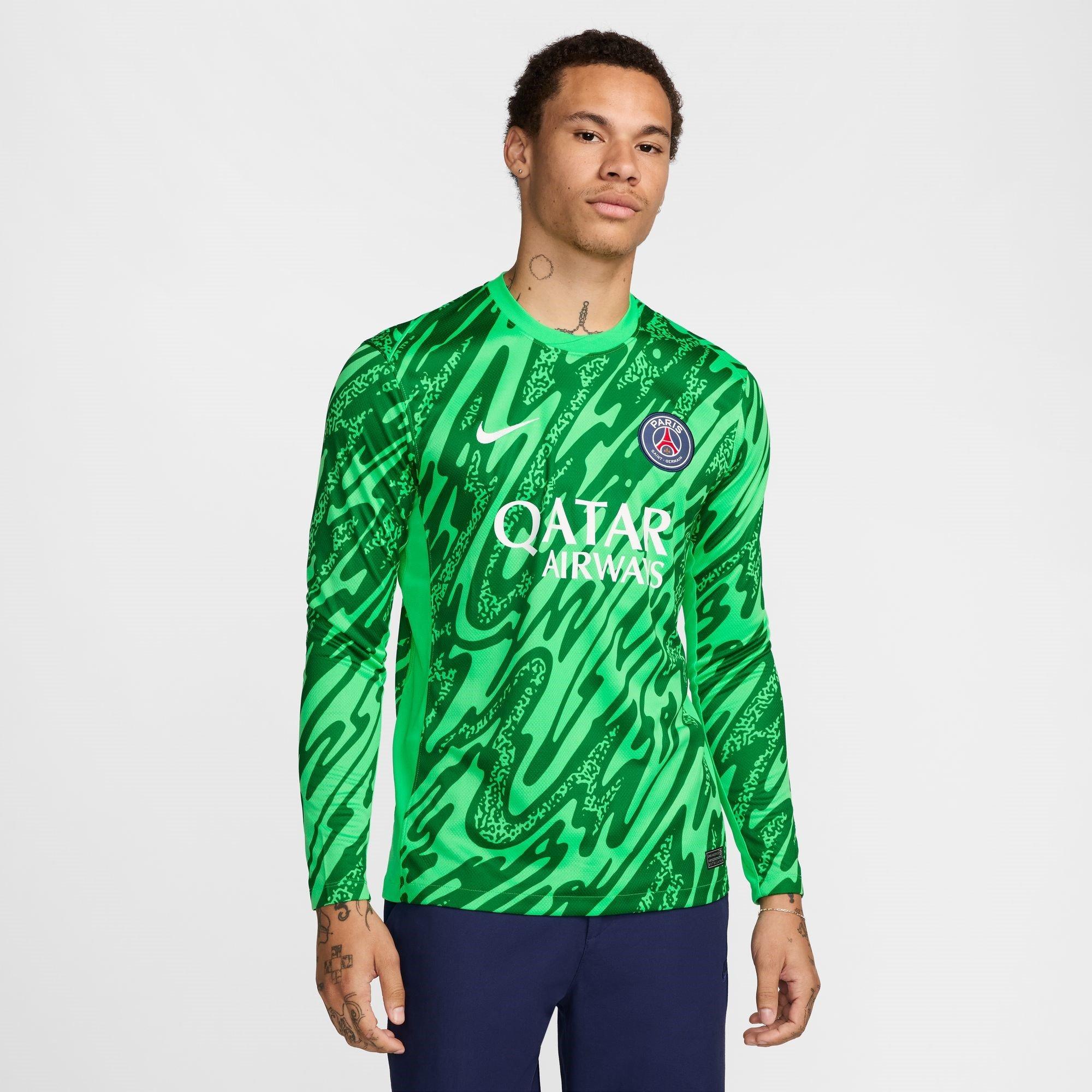 Nike Paris Saint Germain Long Sleeve Goalkeeper Shirt 2024 2025 Adults